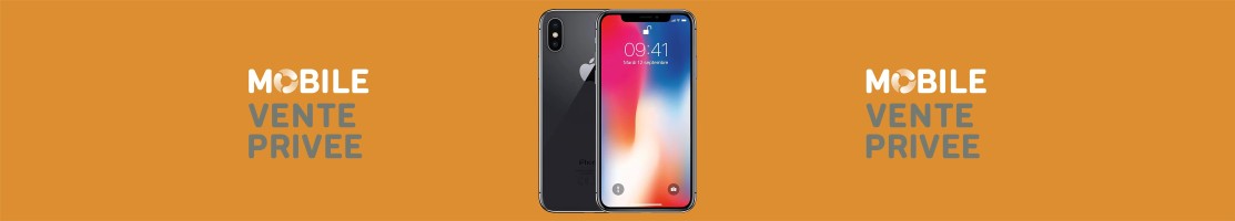 iPhone X Reconditionné - Mobile Vente Privée